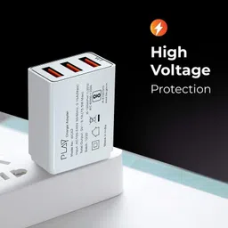 PLAY 15.5 W 3.1 A Multi-pin Wall Charger for Mobile with Detachable Cable image 3