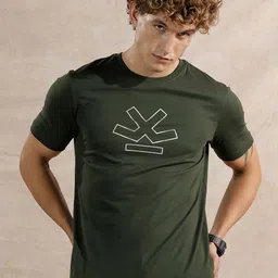 WROGN Slim Fit Abstract Pinted Round Neck Cotton T-shirt-picture-10