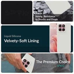 SPRIG Solid Printed Bumper Case Mobile Accessories image 2