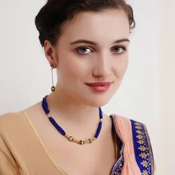 Sky Fashion Women Blue Jewellery Set-picture-19