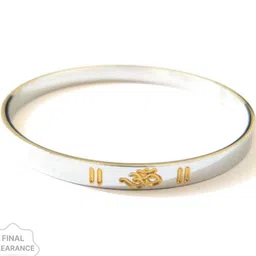 Vaiseema Men Silver-Plated Bangle-Style Bracelet-image-68