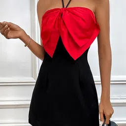 StyleCast Colourblocked Bow Detail Sheath Dress-picture-37