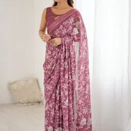 Ekasya Floral Printed Saree image 5