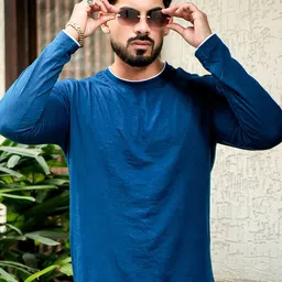 AUSK Men Solid Round Neck Cotton T-shirt-picture-17