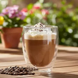 TASKHOUSE Transparent 2 Pieces Glass Dishwasher Safe Cups 350ml image 3