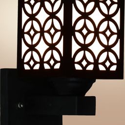 Gojeeva Brown Wood Square Wall Lamps-picture-39