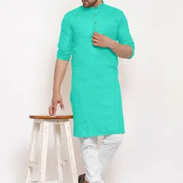 Krudha Creations Men Thread Work Kurta-image-92
