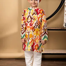 Readiprint Boys Abstract Printed Cotton Kurta with Pyjama-picture-52