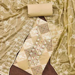 DIVASTRI Printed Unstitched Dress Material image 3