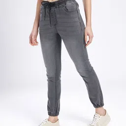 glitchez Women Light Fade Stretchable Jogger Jeans image 2