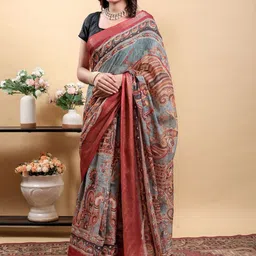 PRISHA FASHION Women Ethnic Motifs Saree-image-66