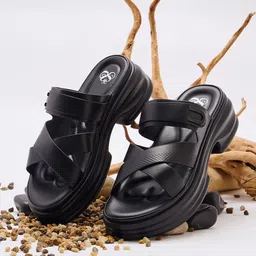 Sole To Soul Textured Block Sandals-picture-28