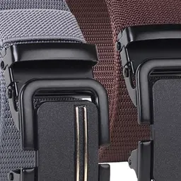 SHOPGLOBAL Men Set Of 2 Textured Leather Belt image 3