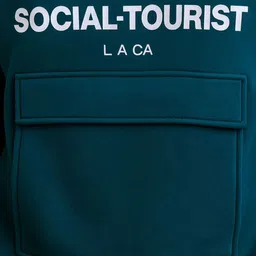 Try This Men Typography Printed Hooded Sweatshirt image 4