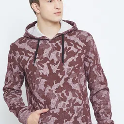 OPERATIVE Men Printed Hooded Sweatshirt image 5