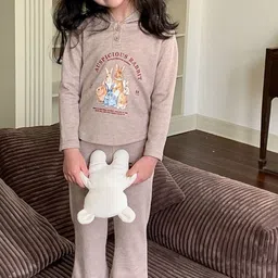 LULU & SKY Girls Printed T-shirt with Trousers-picture-55