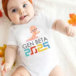 Lillypupp Infants Printed Pure Cotton Bodysuit-image-7
