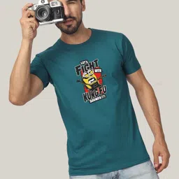 Greylongg Men Applique T-shirt-picture-10