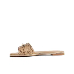 ALDO Women Animal or Skin Printed Slip-On Square Open Toe Flats image 5