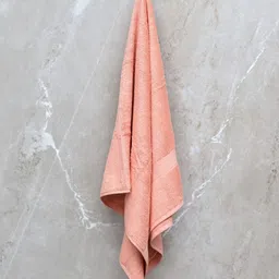 BOMBAY DYEING Peach-Coloured 1 Pcs Cotton 550 GSM Bath Towel-image-14