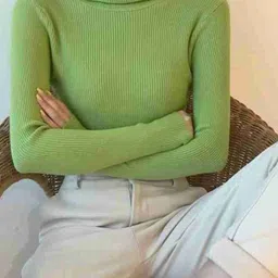 StyleCast Women Turtle Neck Long Sleeves Ribbed Pullover-picture-13