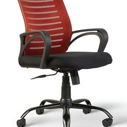 CELLBELL Desire C104 Red Mesh Adjustable Study Chair-picture-29