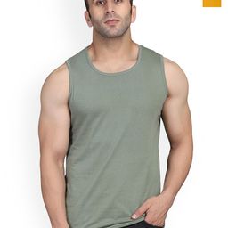 SLOWLORIS Pack Of 2 Printed Scoop Neck Bio Washed Innerwear Vests-picture-37