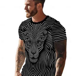 UD FABRIC Men Standard Striped Casual Shirt image 3