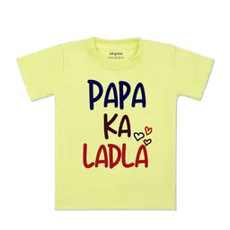 Arvesa Kids Typography Printed Applique T-shirt-picture-31