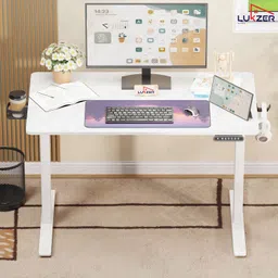 lukzer EST-003 Engineered Wood Office Table image 3