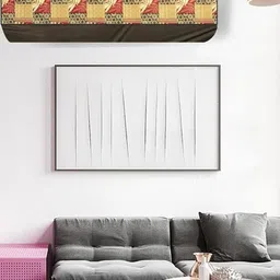 The Furnishing Tree Beige Plastic Air Conditioner Cover image 5