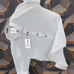 lyphy Men Regular Fit Self Design Spread Collar Casual Shirt-picture-19