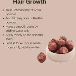 VEDICINE Set Of 7 Amla Reetha Shikakai Hibiscus Bhringraj Heena & Neem Leaf Powder - 70 g image 5