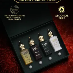 Bella Vita Organic Set Of 6 Gold Oud- Jannat- Musk Tahara- Areer Attar- 12 ml Each image 2