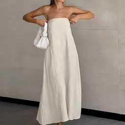 LULU & SKY Strapless Bandeau Maxi Dress-picture-26