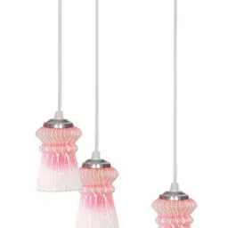 1ST TIME Pink & White Printed Self Assembly Ceiling Lamp-picture-17