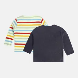 MINI KLUB Infant Boys Pack Of 2 Printed Jhabla 29NBFV672 image 5