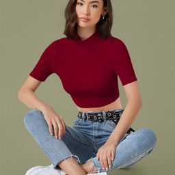 Dream Beauty Fashion women Fitted Crop Top-picture-14