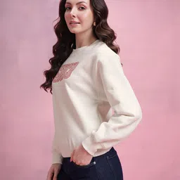 DressBerry Printed Drop-Shoulder Sweatshirt image 4