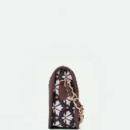 alt by zouk ZOUK Printed Structured Sling Bag image 3
