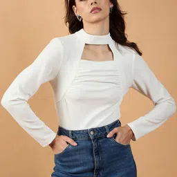 Kibo Women High Neck Top-image-1