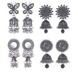 Sangria Alloy Silver-Plated Earrings-picture-20