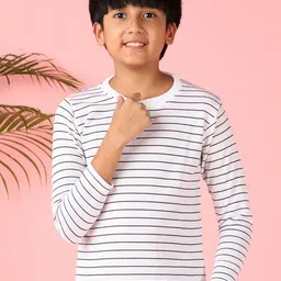 V-Mart Boys Striped Round Neck Pullover Sweater image 3