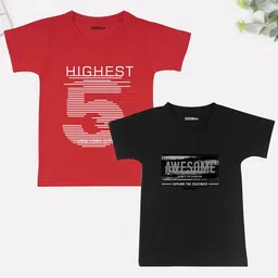 Billion Boys 2 Printed Bio Finish Applique T-shirt-image-85