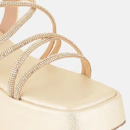 Lavie PU Party Wedge Sandals image 2