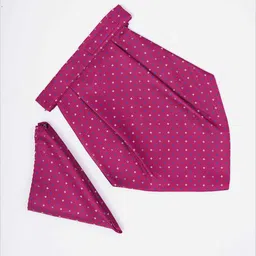 Tossido Men Woven Design Cravat & Pocket Square Accessory Gift image 4