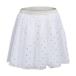 ShopperTree Infant Girls Self Design Flared Above Knee Length Skirt-picture-29