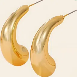 AKISON JEWELS Gold-Plated Alloy Earrings-image-78