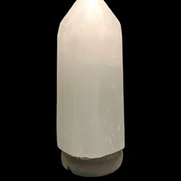 GLOBAL AROMA Pink Wood Contemporary Abstract Shaped Table Lamp image 2