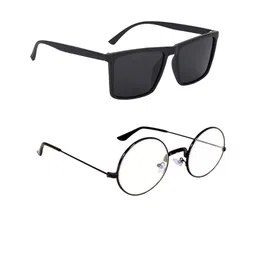Elligator Unisex Set Of 2 Round Sunglasses-image-29